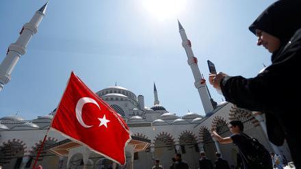 Ein Platz auch zu Ehren Erdogans: die Camlica-Moschee in Istanbul.