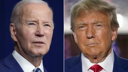 Die US-Präsidentschaftskandidaten Joe Biden und Donald Trump leisten sich immer wieder Versprecher.