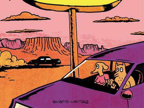 Road Comic: Das Cover von James Tureks "Motel Shangri-La".