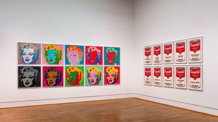 Pop on Paper. Von Warhol bis Lichtenstein, Ausstellungsansicht.