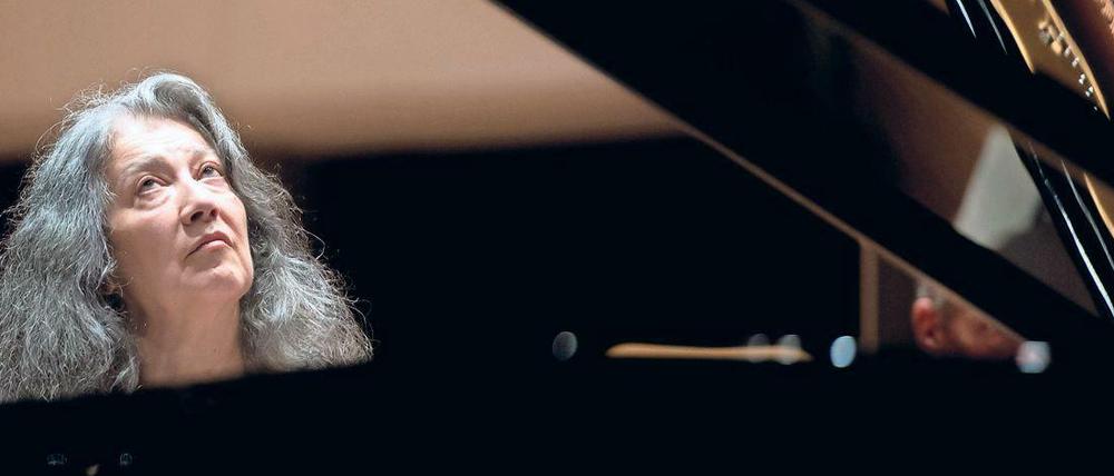 Die argentinische Pianistin Martha Argerich, 75.