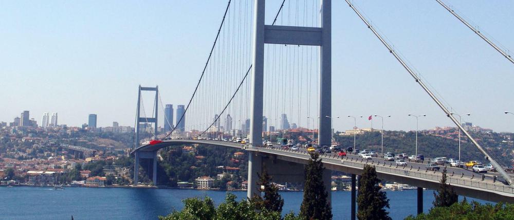 Die Bosporus-Brücke als Sinnbild für die Verbindung zwischen Europa und Asien.