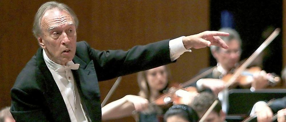 In seinem Element beim Lucerne Festival: Der verstorbene Dirigent Claudio Abbado.