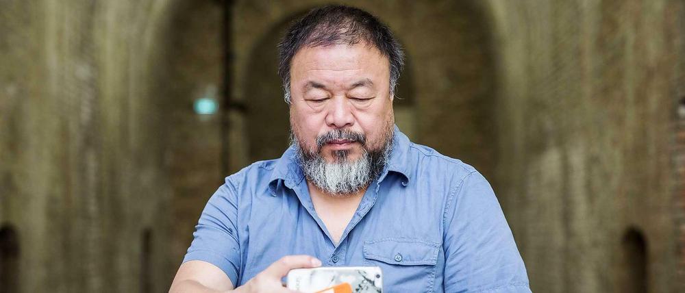 Ai Weiwei in seinem Atelier in Prenzlauer Berg.