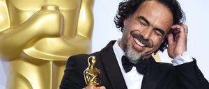 Der mexikanische Starregisseur Alejandro González Iñárritu bei der Oscar-Verleihung 2016, wo er für die Regie von «The Revenant» gewann. 