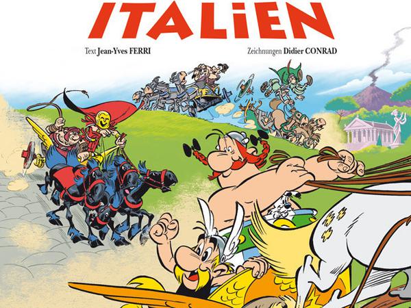 Das Cover des 37. Bandes "Asterix in Italien".