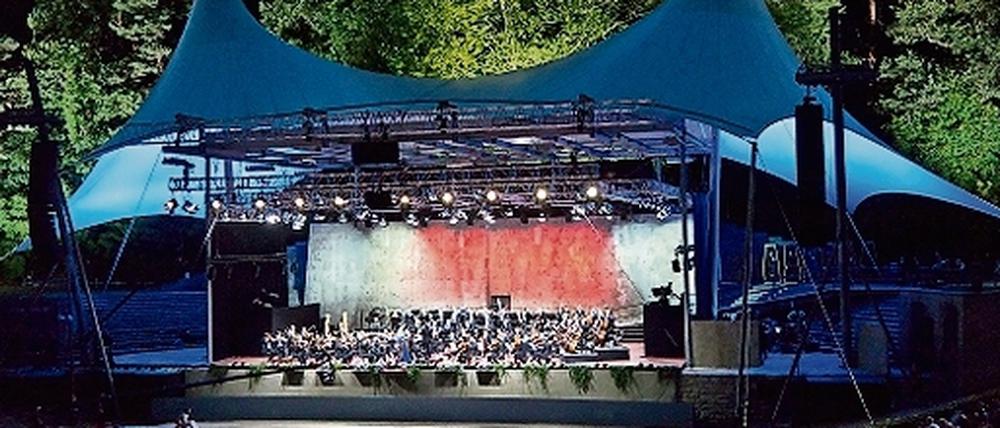  "Rheinlegenden", so das Motto des Philharmoniker-Abends unter Gustavo Dudamel am Samstag in der Waldbühne.
