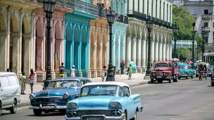 Eine Straße in Havanna.