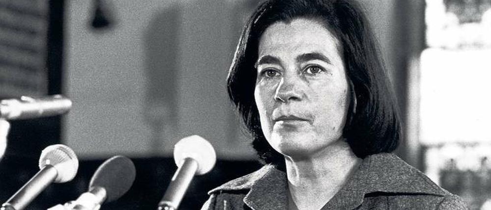 Kritisch. Christa Wolf (hier im Jahr 1978) repräsentierte die DDR, setzte sich aber auch für Dissidenten ein.