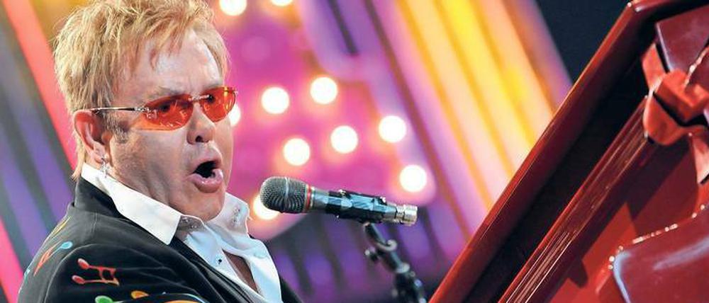 Pianist und Sänger Elton John.