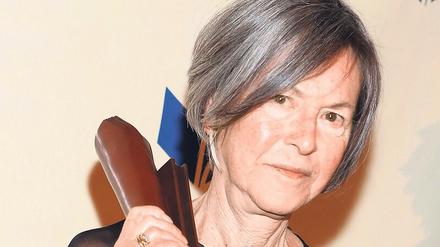 Dichtung und Klarheit. Louise Glück bei der Verleihung des National Book Award 2014 in New York City.