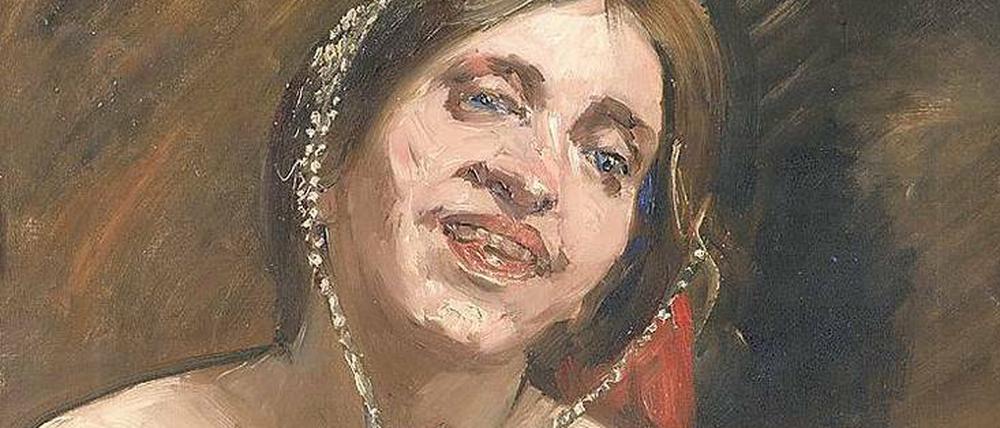 Hautnah. Das Porträt der Schauspielerin Gertrud Eysoldt stammt von Lovis Corinth und stammt aus dem Jahr 1914.