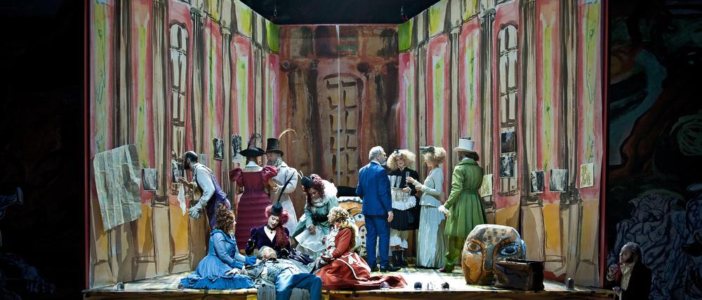 Szenischer Hybrid. Auf der Bühne wird Goethes "Faust" gezeigt - mit einer Kombination aus Gesang und Sprechtheater.