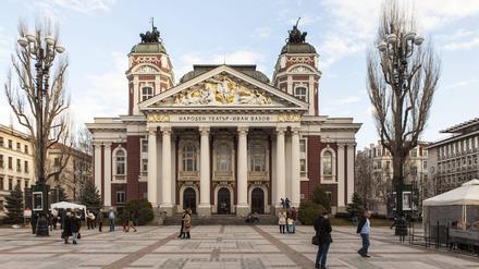 Das Nationaltheater Iwan Wasow in Bulgariens Hauptstadt Sofia. 