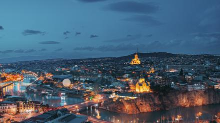 Die georgische Hauptstadt Tiflis.
