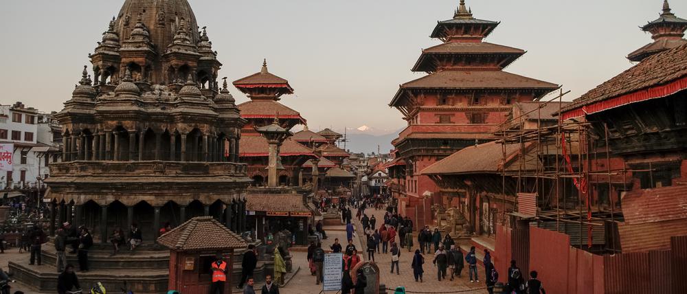 Historische Tempel in Kathmandu.