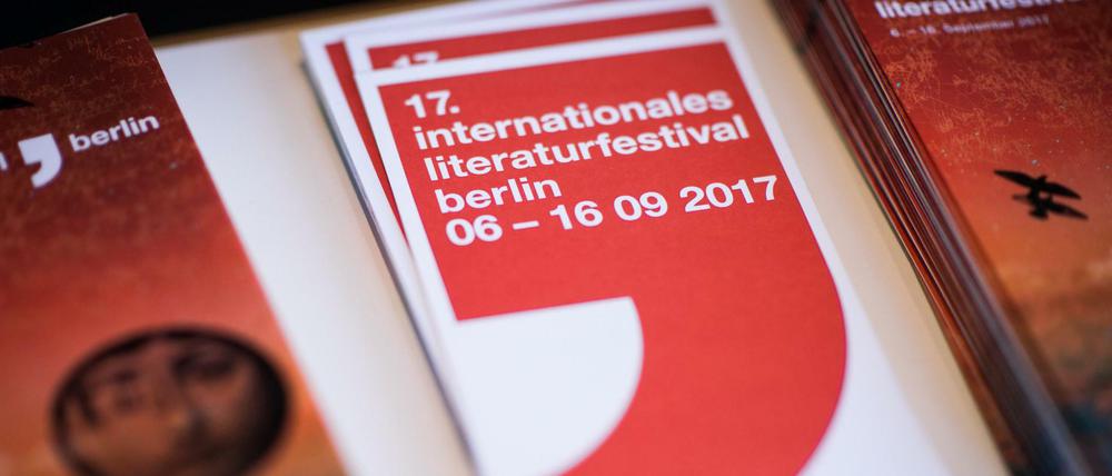 250.000 Euro mehr gibt es 2018 für das Internationale Literaturfestival, das dieses Jahr zum 17. Mal stattfindet. 