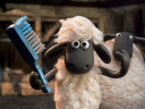 Wollig und frech: Shaun das Schaf im Kinofilm von 2015. 
