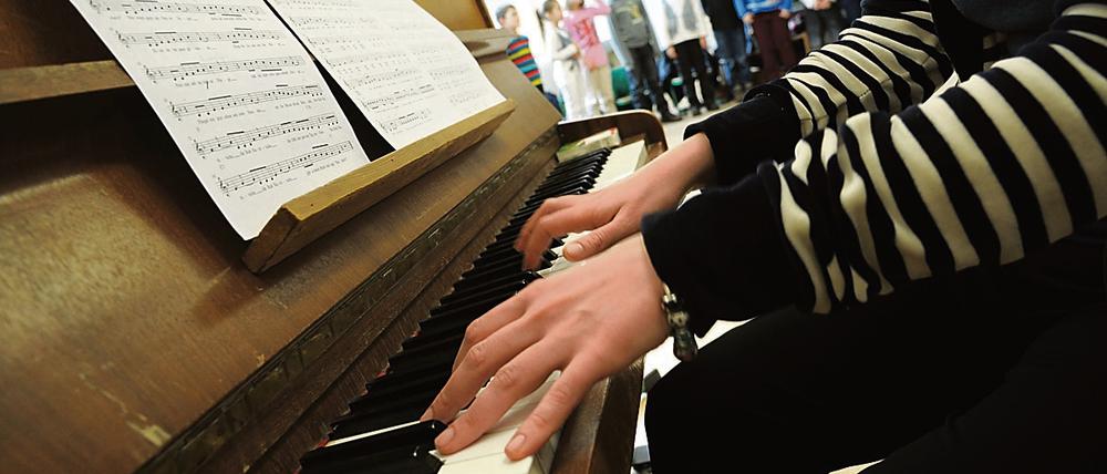 Musikunterricht gehört seit Langem zum Förderschwerpunkt der Stiftung.