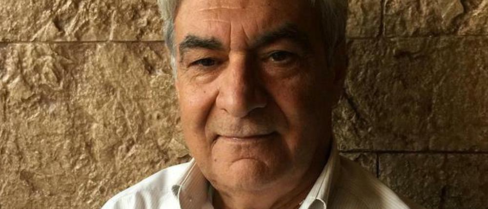 Erzählt vom Krieg. Der syrische Schriftsteller Niroz Malek, 1946 in Aleppo geboren.