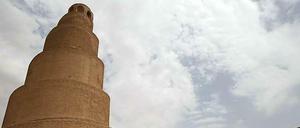Das legendäre Spiral-Minarett in Samarra ist eins der letzten unzerstörten Relikte früher islamischer Kultur im Irak.