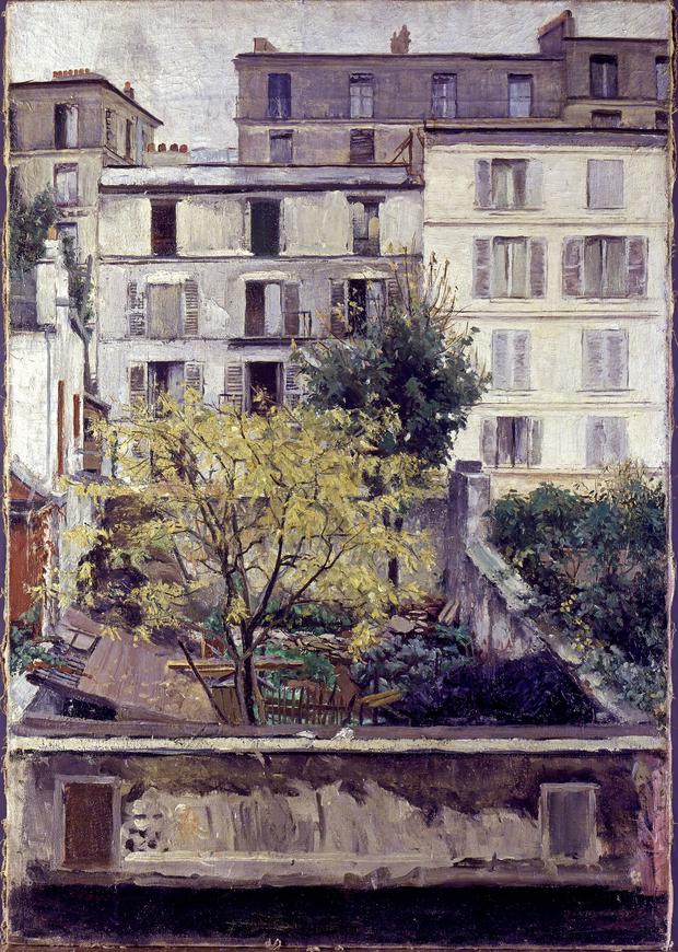 Maria Slavona, Häuser am Montmartre, 1898.