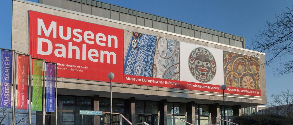 Blick auf die drei Museen in Dahlem.