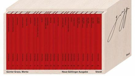 So sieht sie aus, die im September erscheinende "Neue Göttinger Ausgabe" der Werke von Günter Grass.