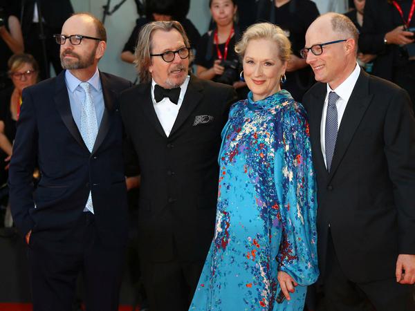 Steven Soderbergh, Gary Oldman, Meryl Streep und Jake Bernstein.