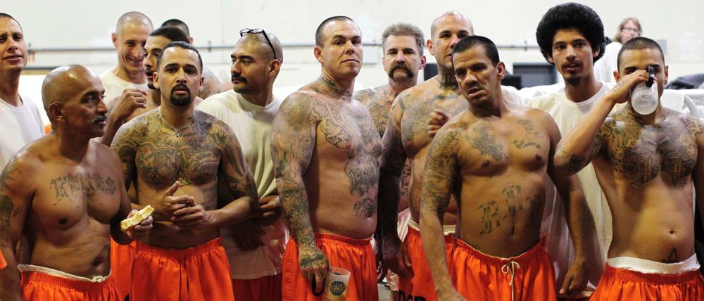 Insassen im Gefängnis von Chino, Kalifornien