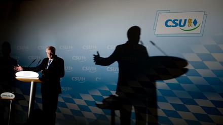 Horst Seehofer, Vorsitzender der CSU.