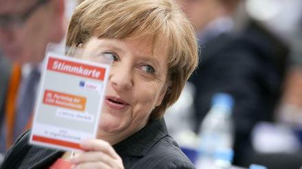 Angela Merkels Stimme hat nicht nur in ihrer eigenen Partei gewicht.