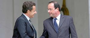 Sarkozy und Hollande: Bleibt die Frage, welcher der beiden morgen Abend in Frankreichs Bett schlüpfen darf.