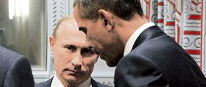 US Präsident Barack Obama (rechts) und der russische Präsident Valdimir Putin.