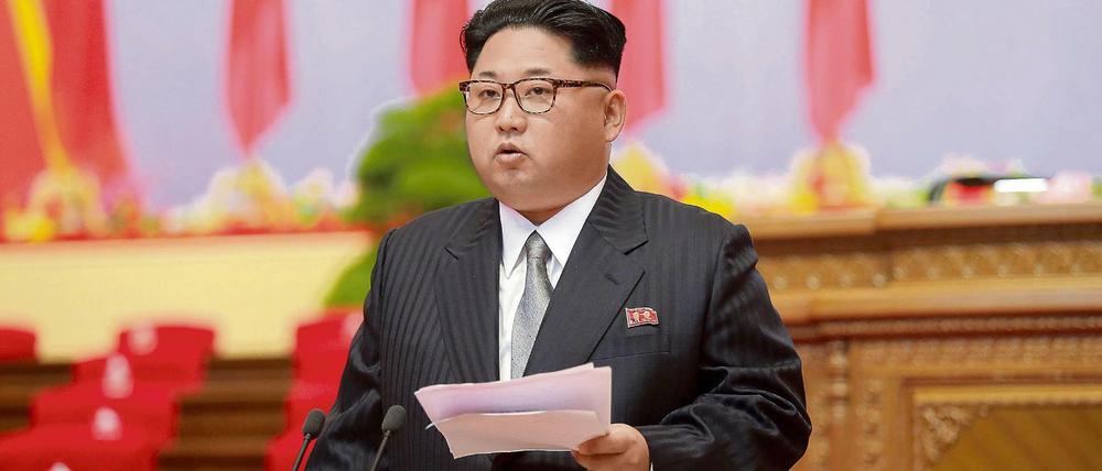 Bisher gibt sich Machthaber Kim Jong Un unbeeindruckt.