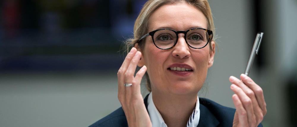 Die Spitzenkandidatin der Partei Alternative für Deutschland (AfD) für die Bundestagswahl, Alice Weidel.