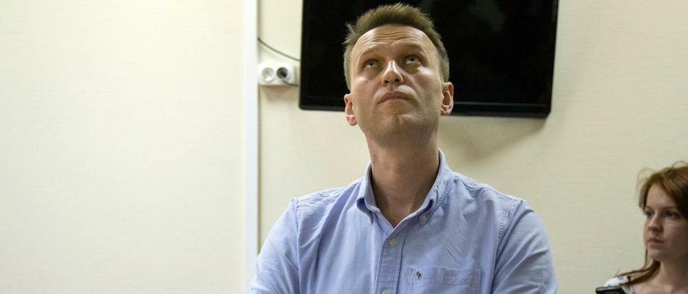Der russische Oppositionelle Alexej Nawalny wurde nach der Moskauer Protestdemonstration am Montag zu 30 Tagen Arrest verurteilt.