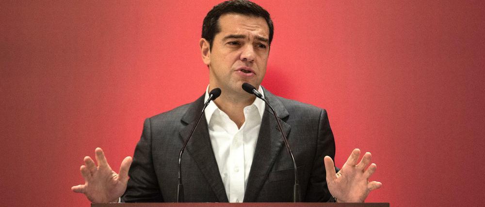 Der griechische Ministerpräsident Alexis Tsipras wählte harte Worte.