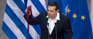 Alexis Tsipras, Ministerpräsident von Griechenland, im Juni bei einer Sitzung seiner Parlamentsfraktion.