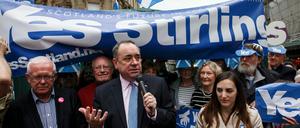 SNP-Chef Alex Salmond und seine Vize Nicola Sturgeon.