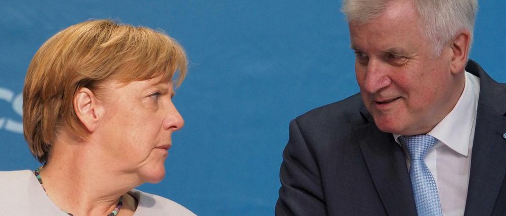 "Intensivst vorbereitet": CSU-Chef Horst Seehofer braucht eine Einigung mit Kanzlerin Angela Merkel.