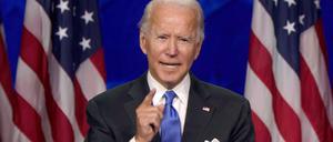 Der demokratische Präsidentschaftskandidat Joe Biden bei der wohl wichtigsten Rede seines Lebens.
