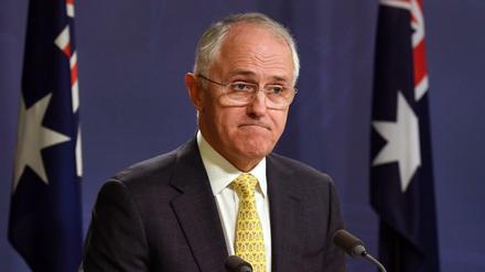 Erste Rufe nach seinem Rücktritt werden laut: Australiens Premier Malcolm Turnbull nach den Wahlen. 