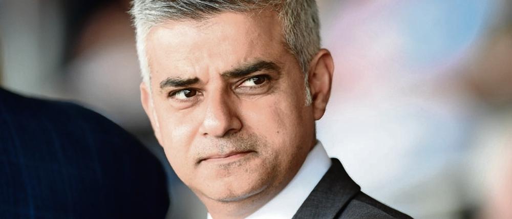Londons muslimischer Bürgermeister Sadiq Khan engagiert sich gegen Antisemitismus.