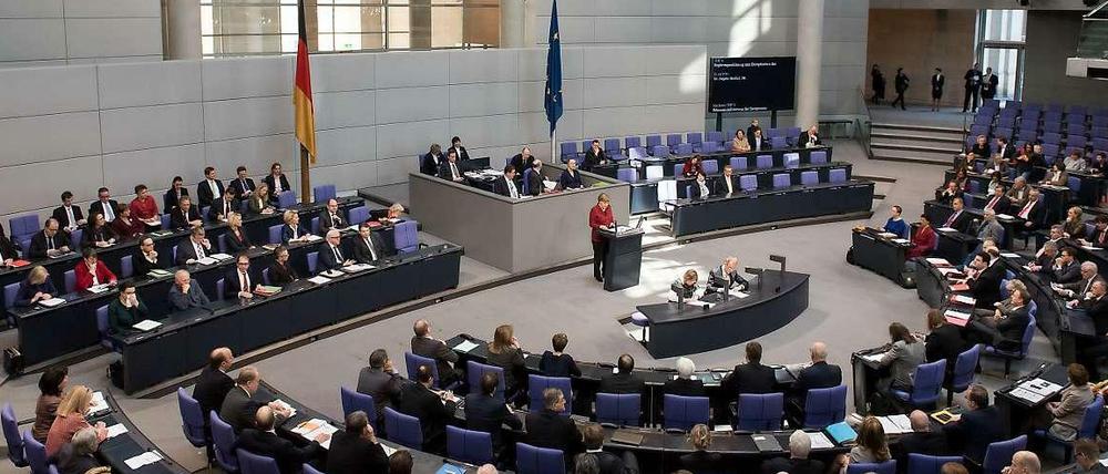 Der Bundestag - nur wer reinkommt, ist drin
