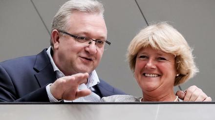 Uneins in der Tegel-Frage: Ex-Parteichef Frank Henkel und die amtierende Parteichefin Monika Grütters 