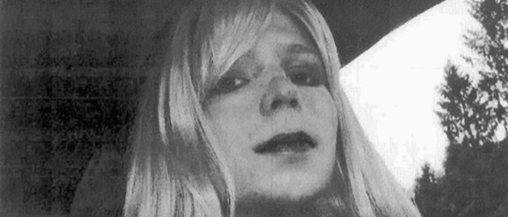 Die ehemalige Wikileaks-Informantin Chelsea Manning mit Perücke. 