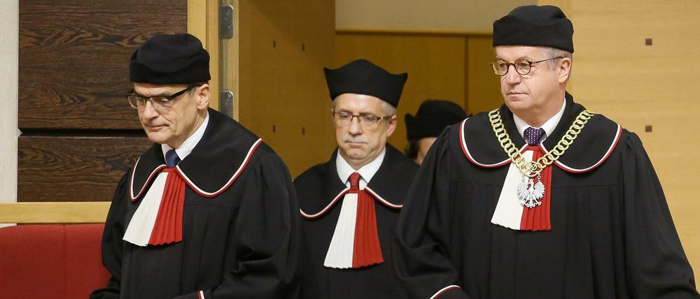 Mitglieder des polnischen Verfassungsgerichts.
