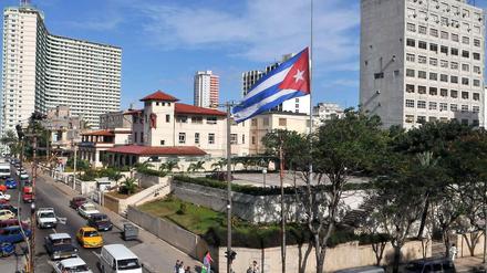 Blick auf das Regierungsviertel der kubanischen Hauptstadt Havanna. 2900 Gefangene sollen in den nächsten tagen freigelassen werden. 