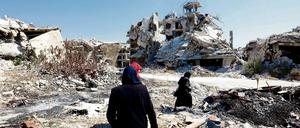 Homs galt lange Zeit als Hochburg der Aufständischen. Die Stadt ist in Teilen bereits zerstört.